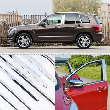 

A Set Window Pillars Window Sill Molding Trim Exactly Fitted For Benz GLK 300/260