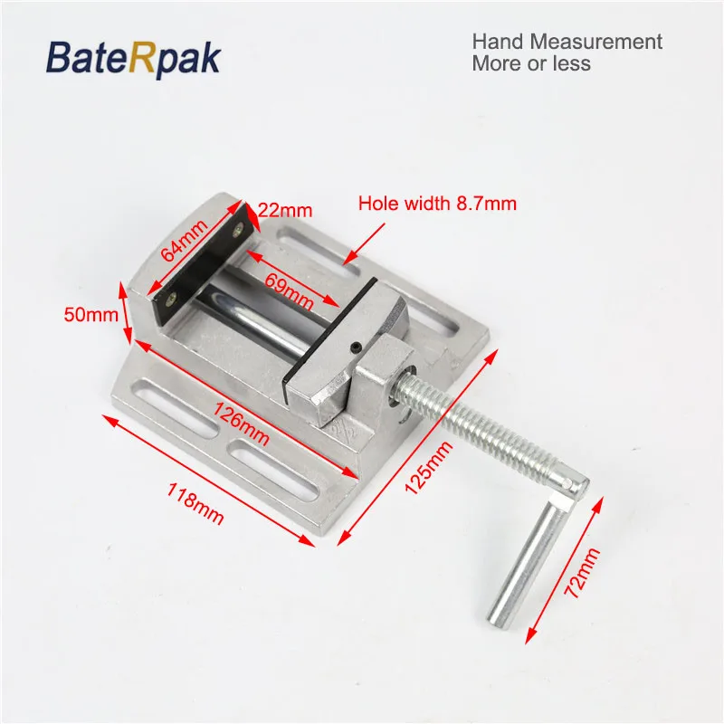 BG-6350 Mini Compound Bench/woodworking benches,RCIDOS table sliding cross table,drill machine work bench+2.5inch Plicers
