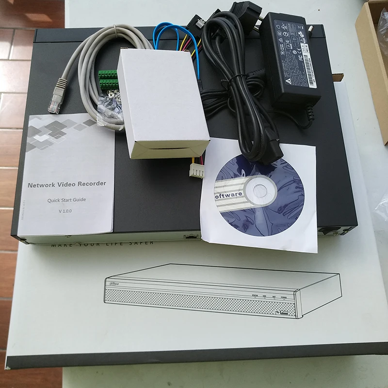 Видеорегистратор Dahua P2P NVR 16 каналов 32 канала стандартная поддержка разрешения 4K