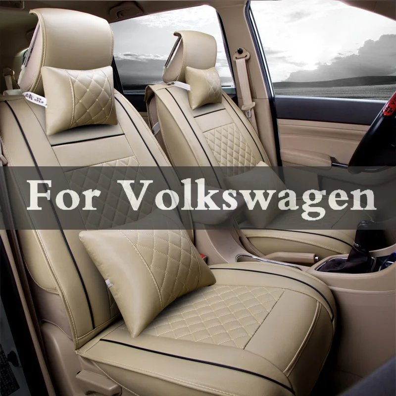 Luxury Pu Leather Car Seat Covers Fashion Design Universal Protector