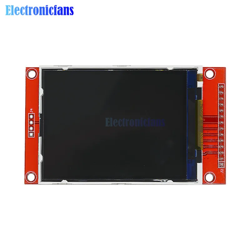 2," 2,8 дюймов TFT SPI 240X320 lcd модуль последовательного порта+ PCB адаптер Micro SD ILI9341 5 В/3,3 В модуль ЖК-дисплея