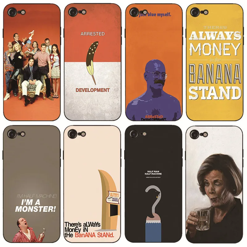

America TV Arrested Development Hard and transparent phone case for ipnone 6 7 8 plus X10 5 4 cover cases