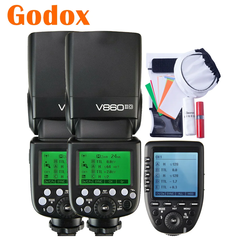 

Godox V860II V860II-O TTL 2.4G Camera Flash Speedlite Speedlight Xpro-O Trigger For Olympus DSLR PEN-F E-P3 P5 PL5 PL6 PL7 PL8