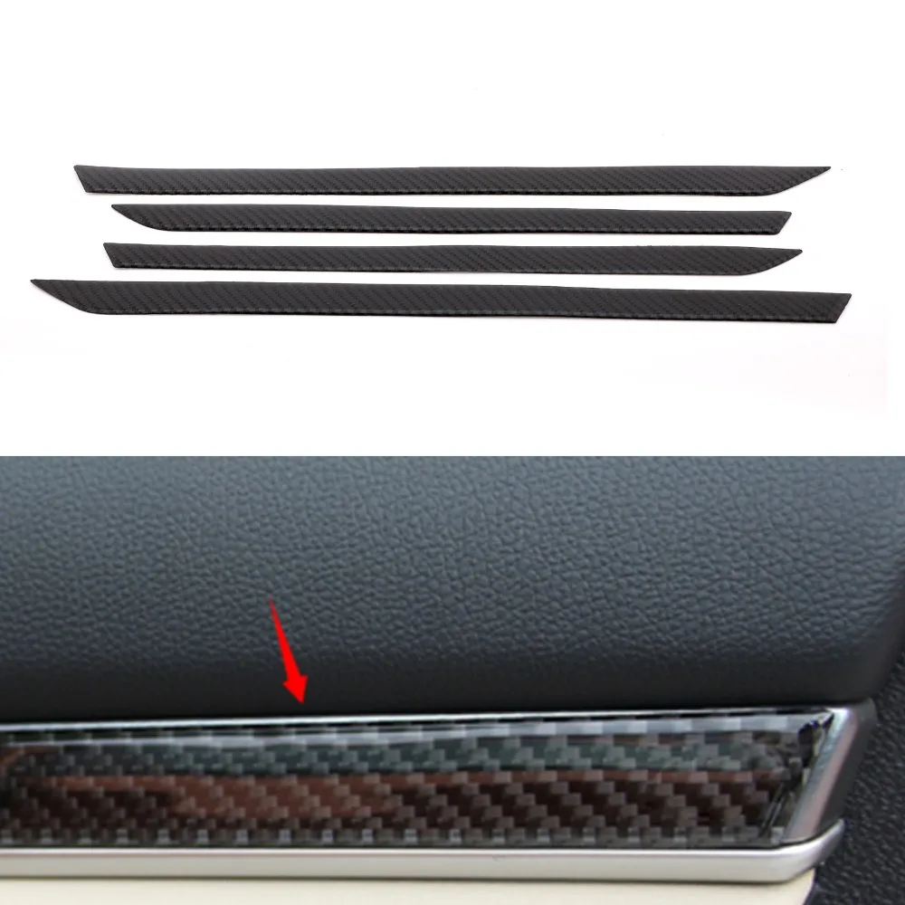 

Areyourshop Car Carbon Fiber Style Interior Door Decorative Trim Strip For Honda for Civic 2016-2018 Car Auto accessories Covers