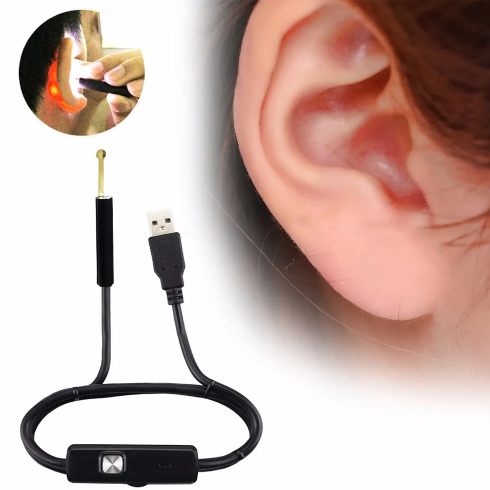

Professional Multifunctional USB Ear Cleaning Endoscope Visual Ear Spoon Earpick Ear Cleaner Health Care Supplies for Windows PC