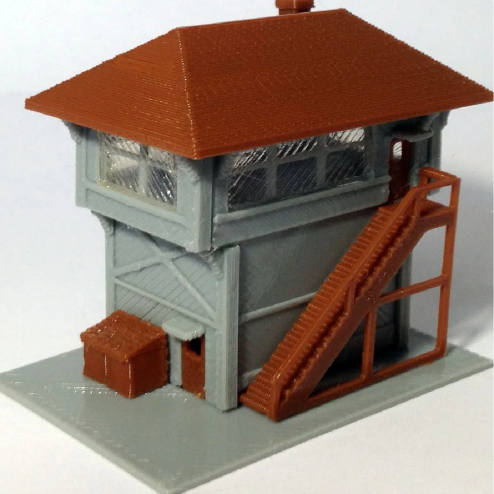 

1:160 Scale signal tower model for Train railway model scene high quality