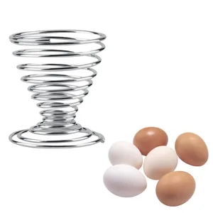 Promo 2Pcs Stainless Steel Spring Wire Tray Boiled Egg Cups Holder Stand Storage Egg Cup Cooking Tool Kitchen Accessories New Arrival Promo 2Pcs Stainless Steel Spring Wire Tray Boiled Egg Cups Holder Stand Storage Egg Cup Cooking Tool Kitchen Accessories New Arrival