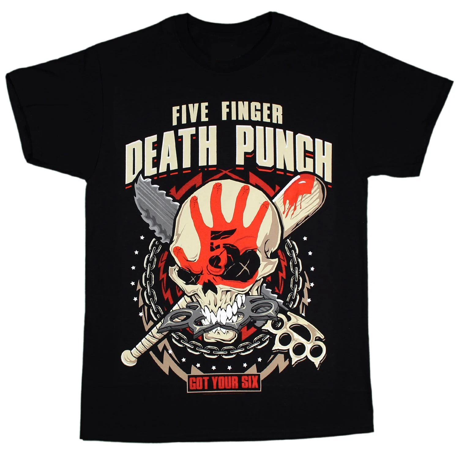 Five Finger Death Punch Для мужчин зомби убить Футболка черный | Мужская одежда