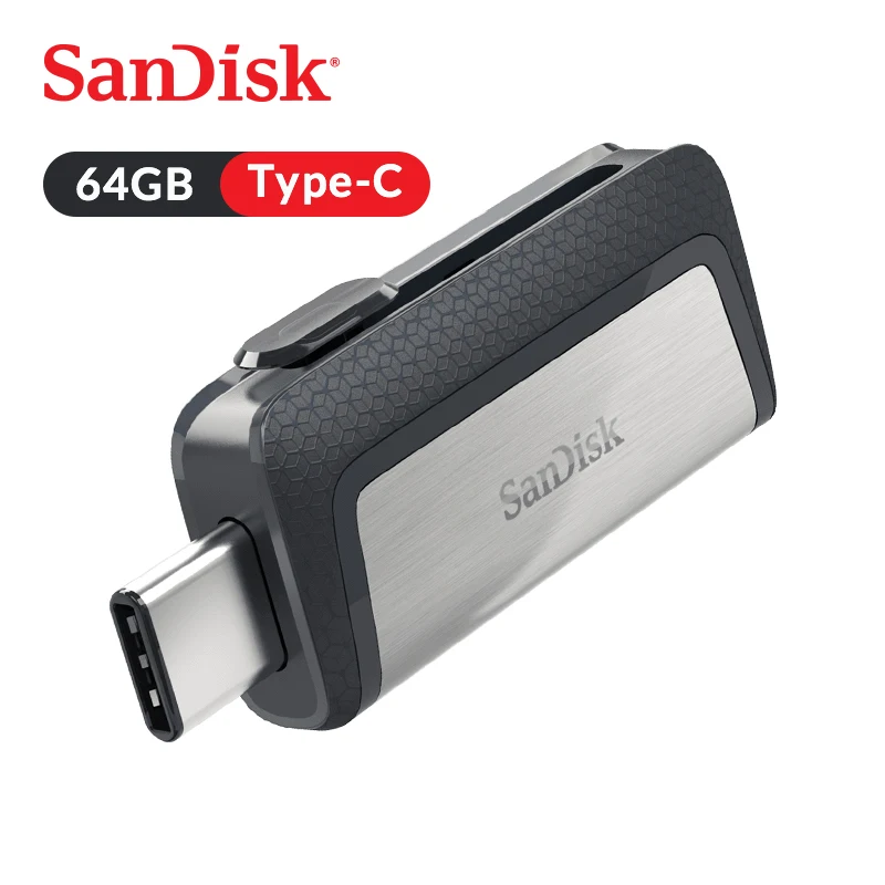 

SanDisk USB Flash Drive Ultra Dual USB3.1 Drive USB Type-C Disk Pen Drive Stick 150M/s 64GB for Smartphone OTG (SDDDC2-064G-Z46)