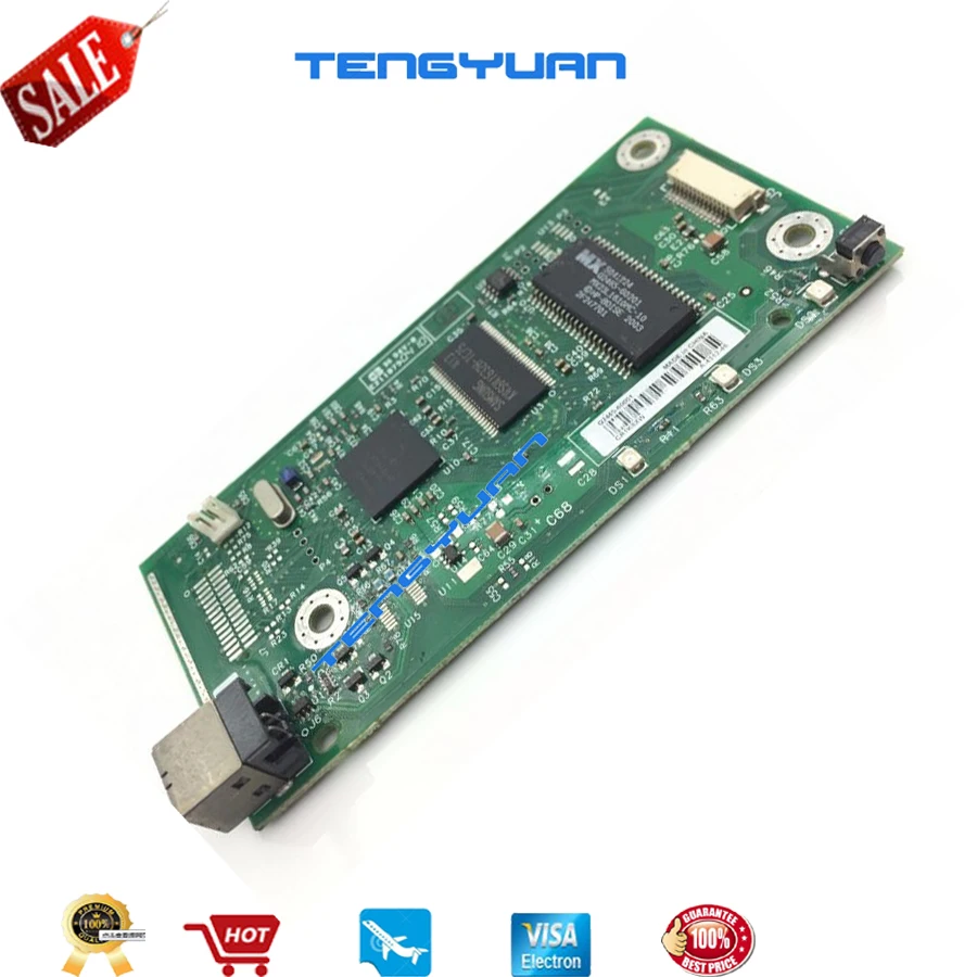

Free shipping 100% original for HP1010 formatter board Q3649-60002 printer parts on sale