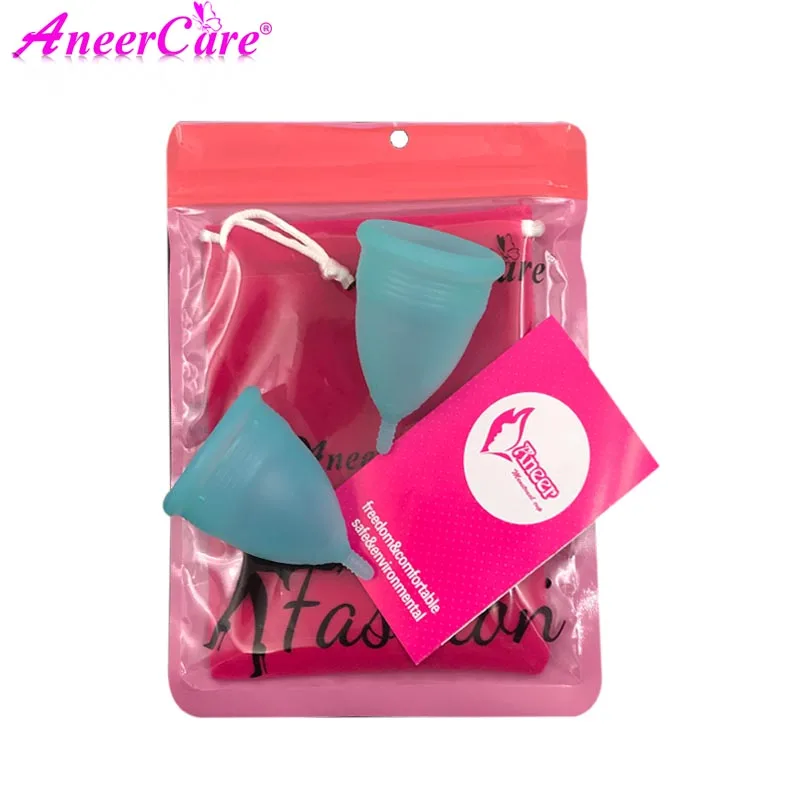 Coupe menstruelle copa менструальная силиконовая medica aneercare чаша coletor coppetta mestruale 2 шт. s +