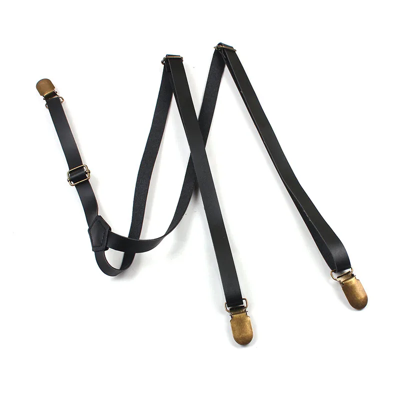 

Fine leather suspenders for adult men and women in Europe and America FY18110117