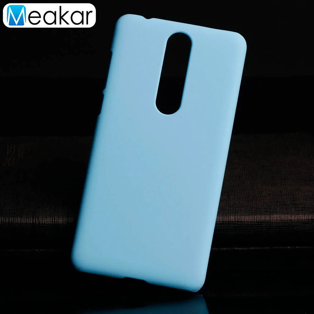 Матовая Пластик Coque 6.0For Nokia X3 чехол для Nokia X3 3,1 плюс телефона чехол-лента на заднюю панель - Цвет: Sky Blue