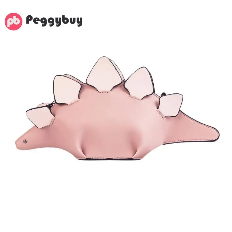 

Personality Women Shoulder Bag in Women's Totes Girls Dinosaur Shape Messenger Bags PU Leather Solid Crossbody Shoulder Handbag