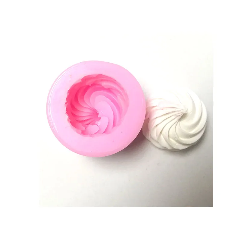 

TILLWELL1381Cream Cookie Ice Cream Biscuit Chocolate Handmade Soap Silica Gel Mould Cup Cake Decorative Mould