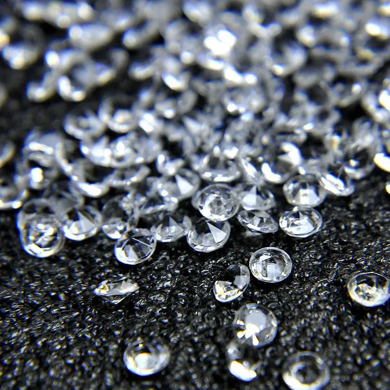 

2000PCS 4.5mm Wedding Decoration Crafts Diamond Confetti Table Scatters Clear Crystals Events Party Festive Supplies