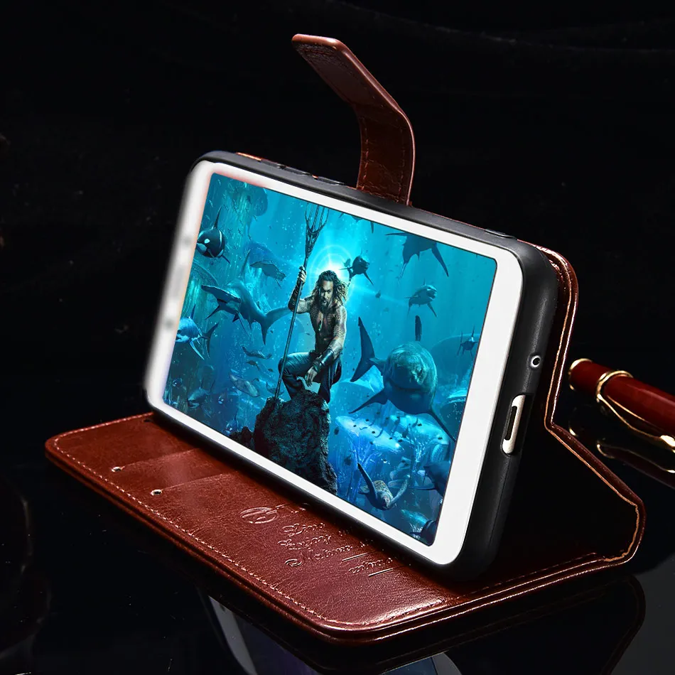 TOMKAS Flip Case for Xiaomi Redmi 6A 6 360 Protective Wallet Cover Luxury Leather + Silicon Case for Xiaomi Redmi 6 6A (16)