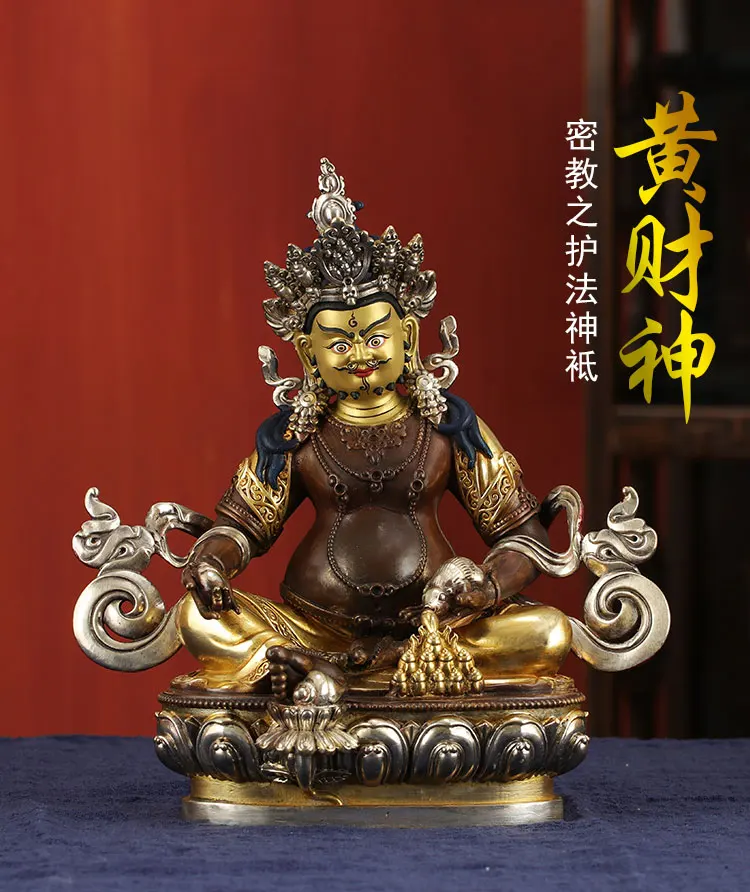 High grade Buddha brass statue HOME family effective protection Tibetan