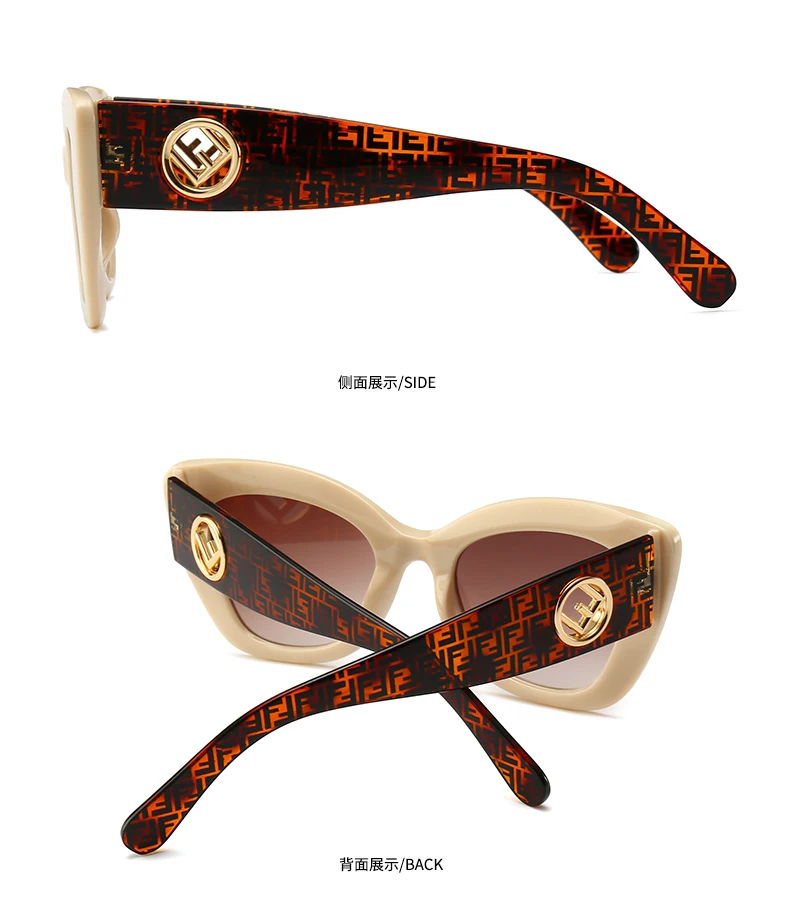 Maerknon бренд дизайн Leopard квадратный Роскошные кошачий глаз солнцезащитные очки Для мужчин Для женщин Модные оттенки UV400 Винтаж очки 46080