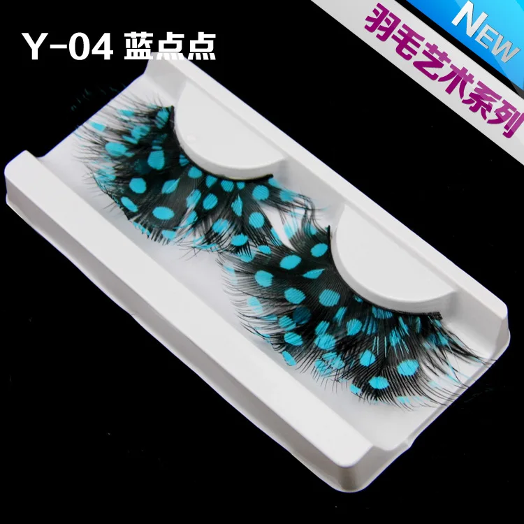 2 pairs/lot New Sexy Fun Ladies Styles Handmade Reusable Long Thick Fancy Party Lace False Eyelashes Makeup EyeLash |