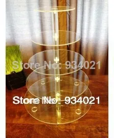 Cake Display Stand Plexiglass display holder free shopping Modern 5 Tier Acrylic Wedding Party Cupcake decoration | Дом и сад