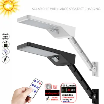 

remote control rotable bracket 48 LED Solar Light for Garden Waterproof IP65 Yard Outdoor luz led para