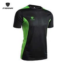 FANNAI,, брендовая мужская футболка для бега, Мужская футболка с коротким рукавом, быстросохнущая, тонкая футболка для футбола, Мужская одежда, Camisetas, спортивная одежда