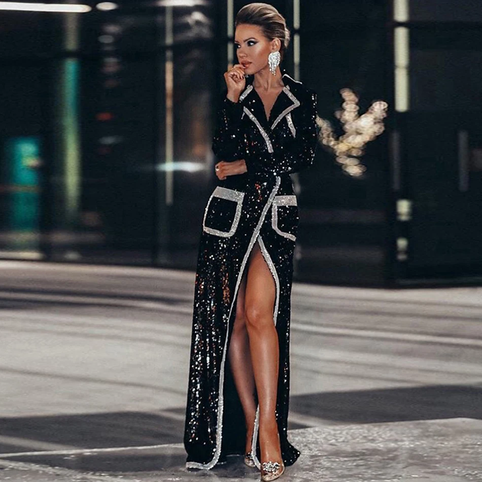 Adyce-2019-Nova-Moda-Primavera-Mulheres-Casacos-Preto-Lantejoula-V-Profundo-Manga-Comprida-Double-Breasted-Longo (1)