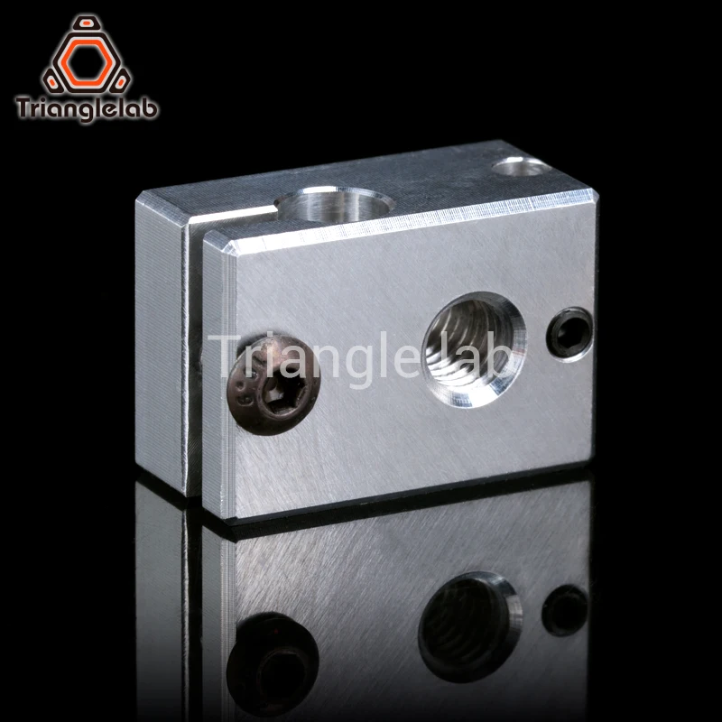 Trianglelab 3D طابعة أجزاء V6 سخان كتلة ل استشعار خراطيش ل E3D HOTEND titan الطارد ل PT100 الاستشعار ل E3D HOTEND