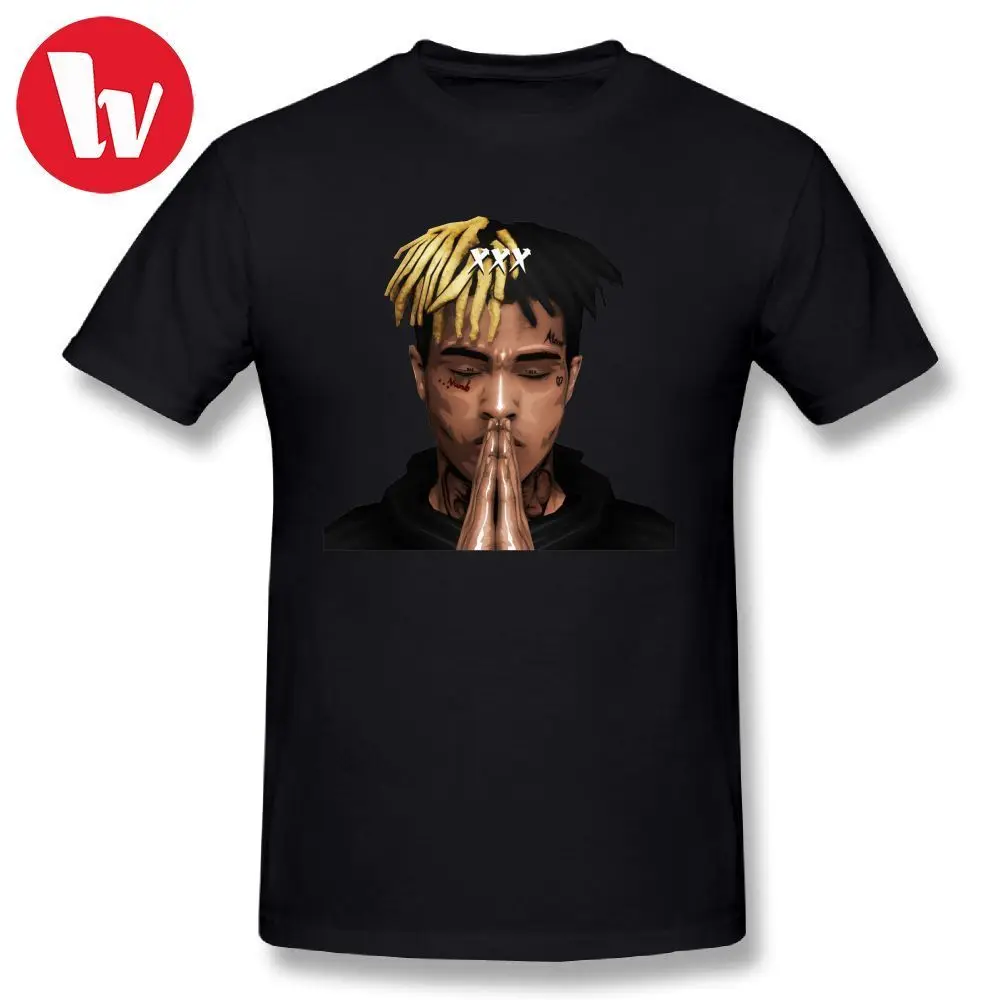 

Lil Pump T Shirt XXXTENTACION FREE X PRAY Cartoon Print T-Shirt Men Casual T Shirts Basic Tee Shirt Plus Size 4XL 5XL 6XL
