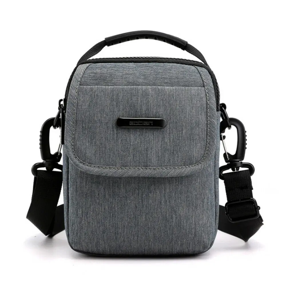 

Vintage Men's Small Canvas Travel Shoulder Bag Cell Phone Casual Messenger Bag Crossbody Purse Sports Bag