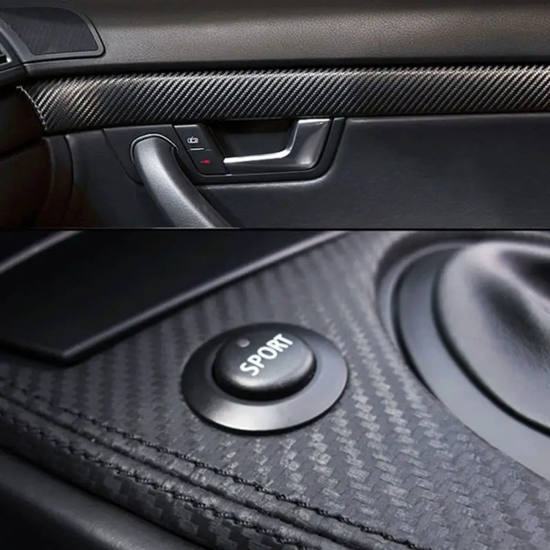 

High Quality Ultra Gloss 3D Carbon Fiber Vinyl Wrap Big Texture Super Glossy 3D Carbon Film With Size 127*30cm