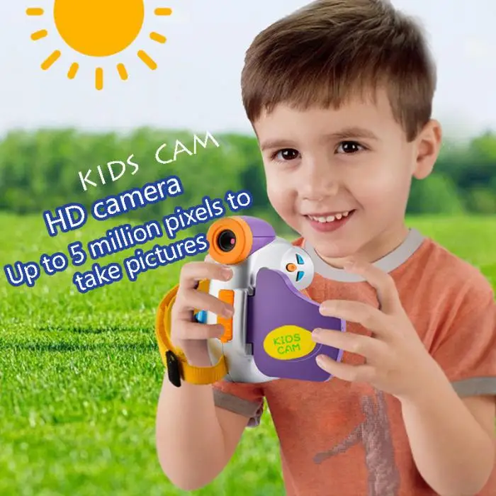Милые для мальчиков и девочек Мини Портативная ЖК-камера HD 500 Вт Цифровая видеокамера автоматическая камера s домашний Открытый путешествия видеокамеры