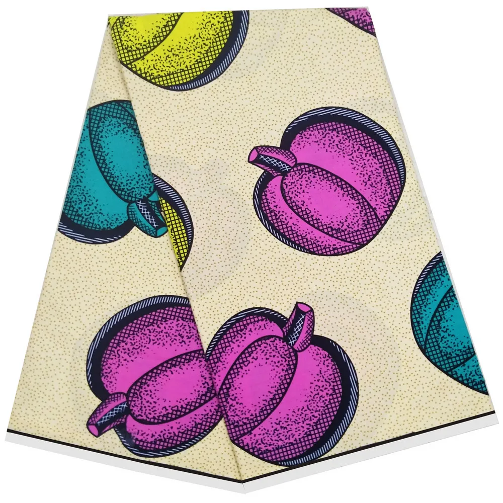 Новейший дизайн летние новые продажи Анкара Стиль настоящий воск высокого качества настоящий голландский воск 6 ярдов для женщин платье A1172