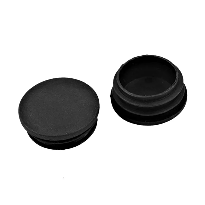 WSFS Hot 10 x Black Plastic 38mm Dia Round Tubing Tube Insert Caps