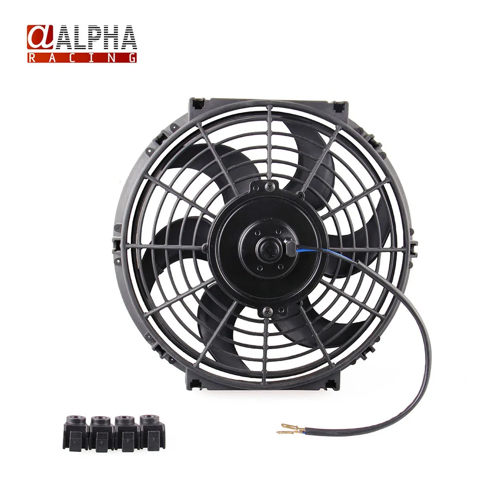 Alpha Racing High Quality Auto Electric Radiator Cooling Fan Push Pull