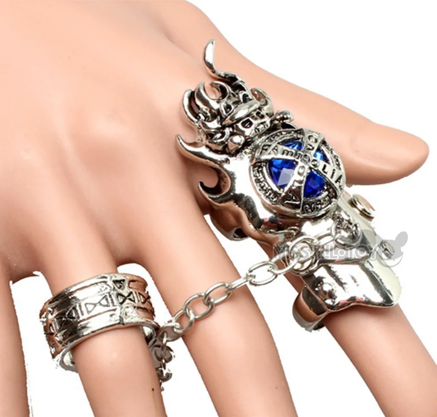 Anillo de joyería de moda Katekyo Reborn, anillo de Anime Vongola, joyería giratoria, anillos, accesorios de cosplay|ring of fire punk|ring accessoriesring touch - AliExpress
