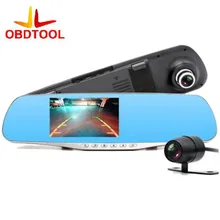 Dual Lens Car Camera Rearview Mirror Auto Dvrs Cars Dvr Recorder Video Full Hd1080p Night Vision Camcorder Dash Cam