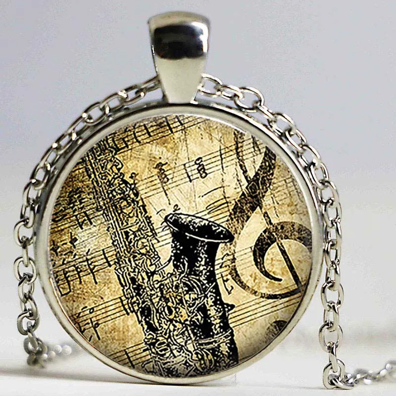 YIN YANG Music Locket Necklace Music Lovers Jewelry Musicians Gift Music Teacher Gift Music Student Gift Music Jewelry Music