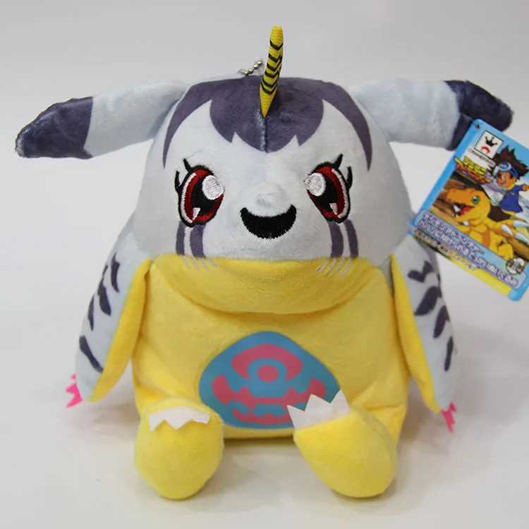 Приключения Дигимонов Цифровой Монстр Плюшевые игрушки Agumon Gomamon Patamon Greymon Хэммон попплио плюшевые мягкие с наполнением игрушки животных Куклы