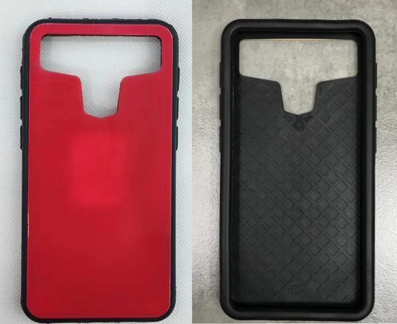 Universal smart magnet holder silicone window gloss pc back mirror glass design mobile phone cover case-13