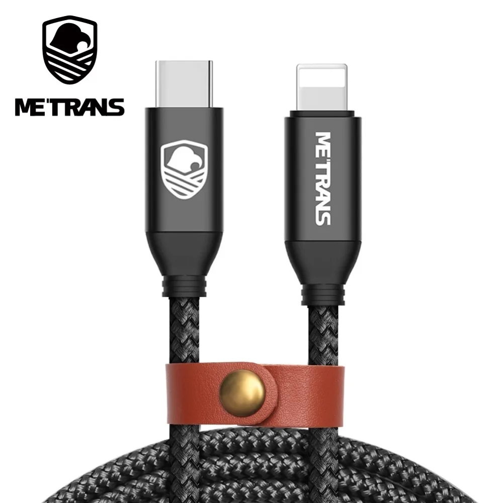 

Metrans Type C Fast Charging Cable For iPhone X XS Max XR 8 7 6 Connect to MacBook and Other USB C Devices Sync & Charging Cable