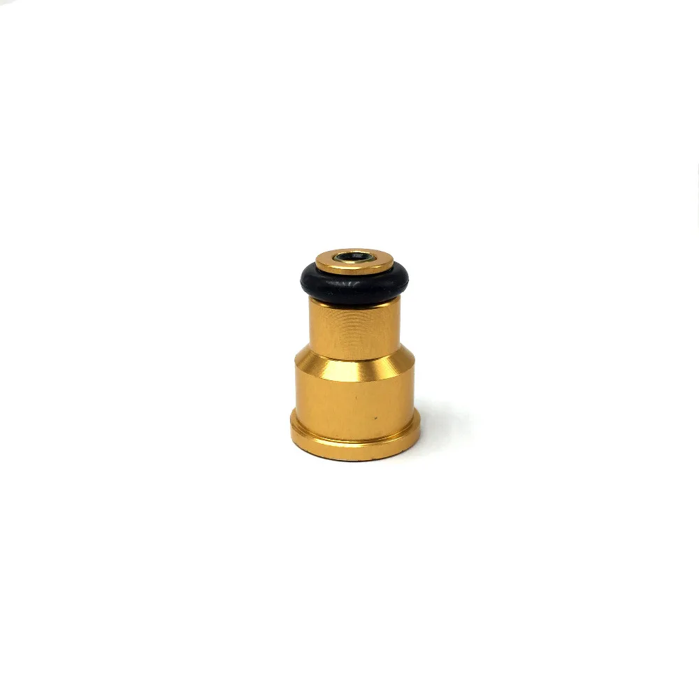 

14mm Fuel injector 2200cc 210lb Adapter Hats w/ Filters Short NGI-2 -> EV14 48mm