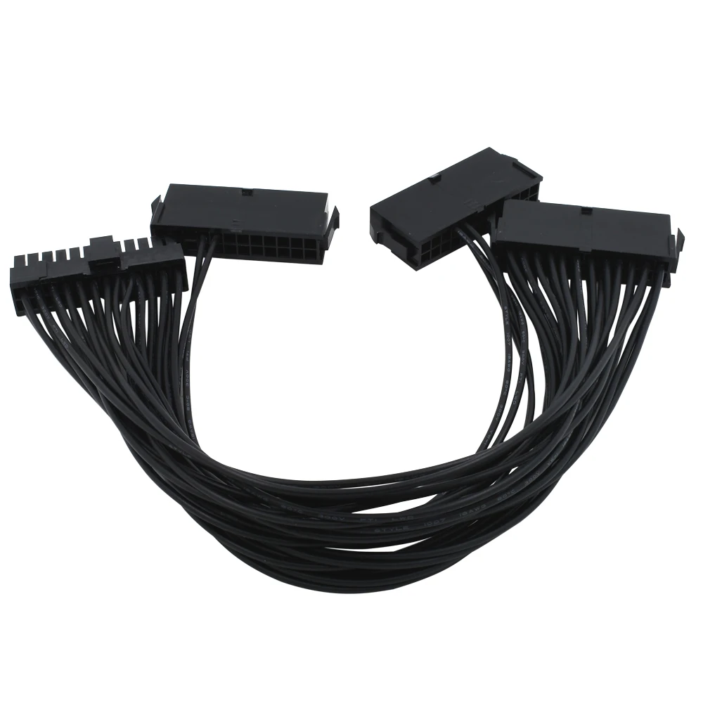 TISHRIC ADD3PSU стартер удлинитель ATX 24Pin Molex двойной блок питания адаптер кабель