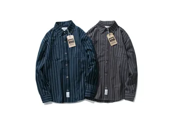 

Autumn And Winter New Men's Temperament Fashion Personality Long-sleeved Solid Color Simple Loose Casual Shirt Warm Youth Wild