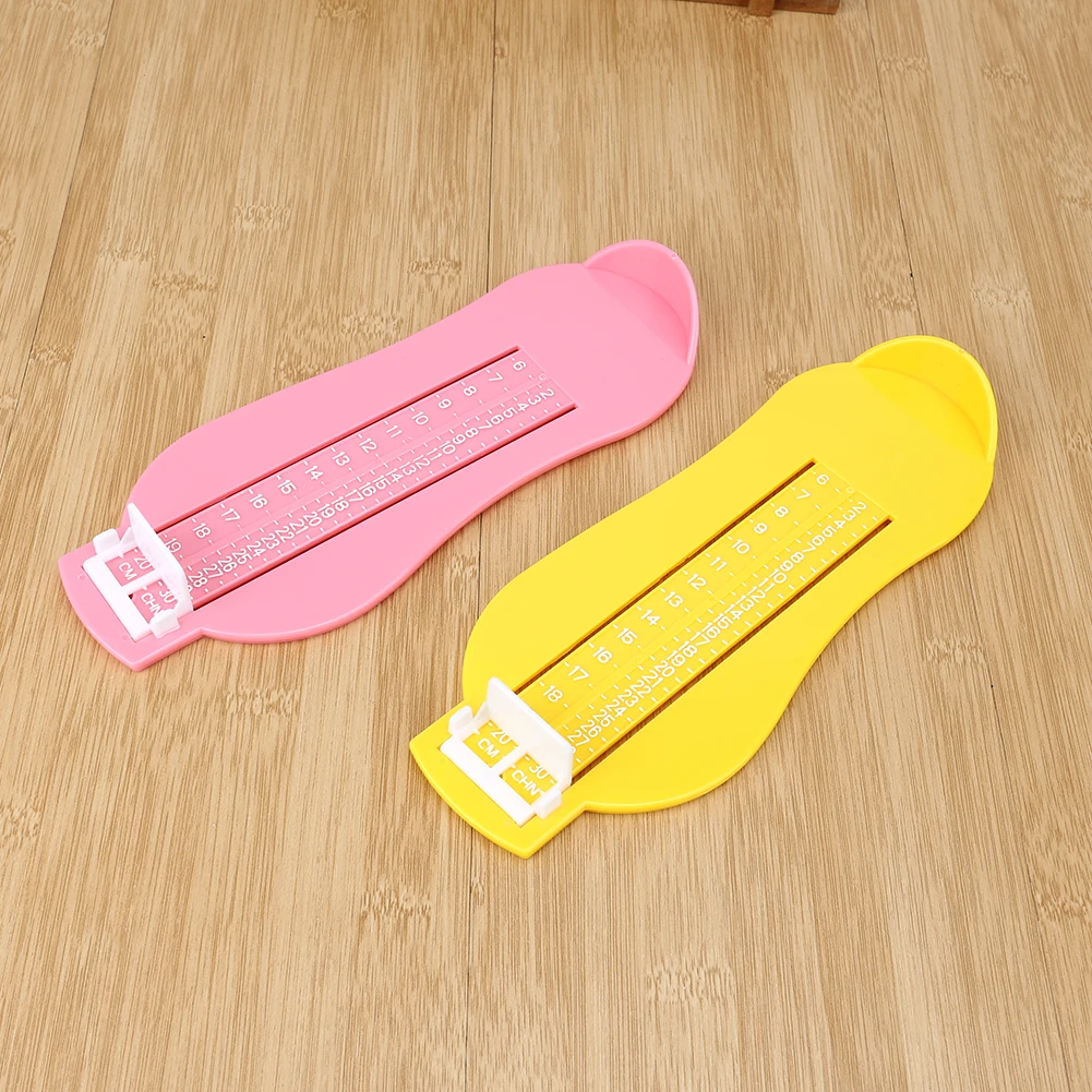 7 color Baby Foot Ruler Kids Foot Length Measuring Gauge Device Child Shoe Calculator Toddler Infant Shoes Fittings Gauge Tool