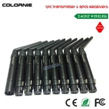 DHL беспроводной DMX передатчик и приемник беспроводной dmx512 пульт светодиодный движущийся головной светильник беспроводной набор