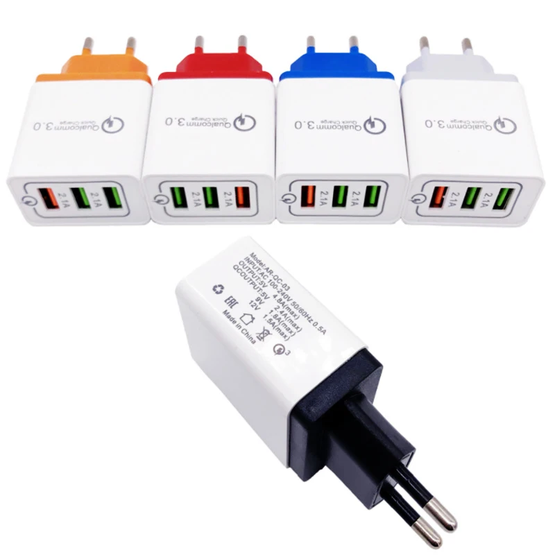 3 порта зарядное устройство для HTC One A9S S9 X9 M9S M9e E9S M9 + ME M8S E9 быстрое Quick Charge3.0 адаптер