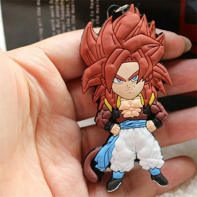 Аниме фигурки Жемчуг дракона Z Обезьяна Сон Гоку Супер Saiyan ПВХ брелок Подвеска