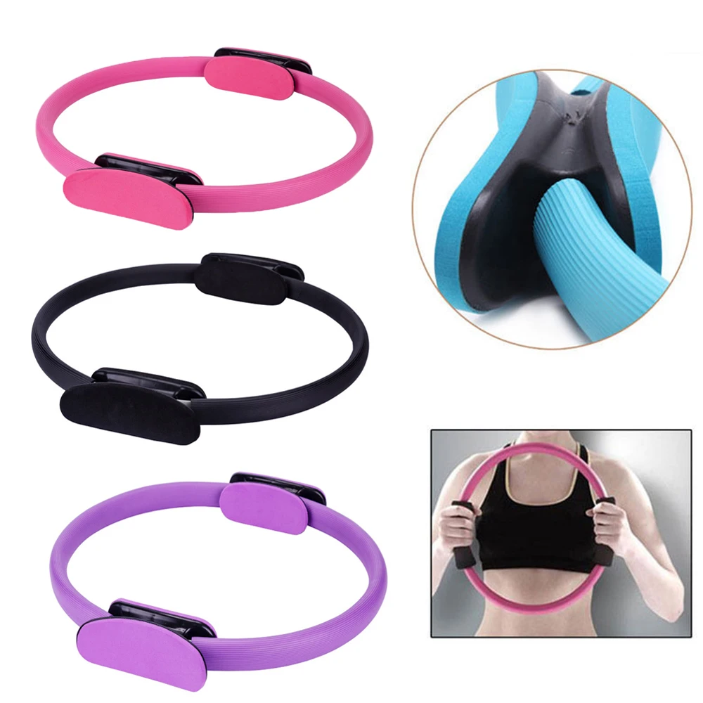 Dual Grip Pilates Circle Yoga Wheel Gymnastic Circle Ring Gym Workout ...